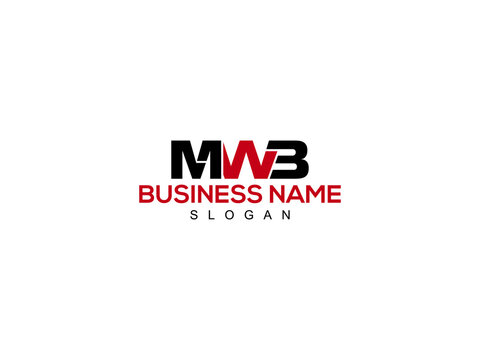 Letter MWB Logo Icon Vector Image Design For Company or Business