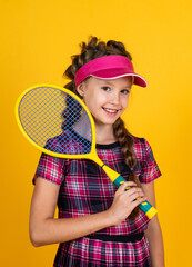 nice smile. kid tennis player. back to school. happy and healthy childhood. active lifestyle.