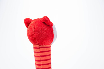 soft toys isolated on white background.