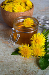 Healing dandelions and honey