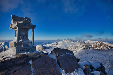 Mt.Nasu trekking in mid winter  厳冬期の那須岳登山 
