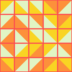 Abstract Geometric Pattern generative computational art illustration