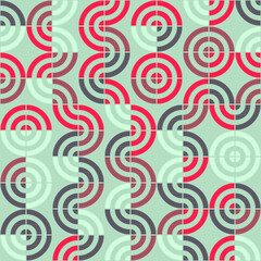 Abstract Geometric Pattern generative computational art illustration