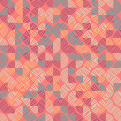 Abstract Geometric Pattern generative computational art illustration