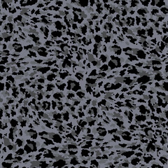 Black leopard  panther skin camouflage abstract vector seamless pattern  © PrintingSociety