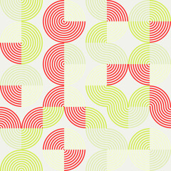 Abstract Geometric Pattern generative computational art illustration