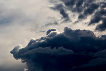 Storm clouds background, dramatic sky
