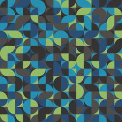 Abstract Geometric Pattern generative computational art illustration