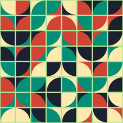 Abstract Geometric Pattern generative computational art illustration