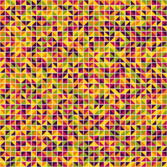 Abstract Geometric Pattern generative computational art illustration