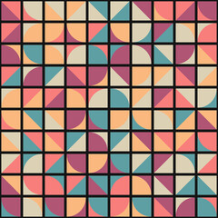 Abstract Geometric Pattern generative computational art illustration