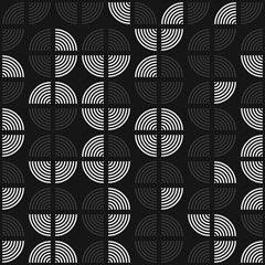 Abstract Geometric Pattern generative computational art illustration