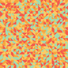Abstract Geometric Pattern generative computational art illustration