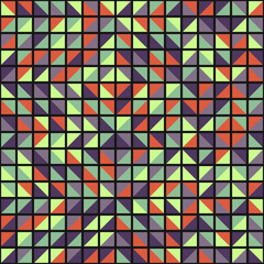 Abstract Geometric Pattern generative computational art illustration