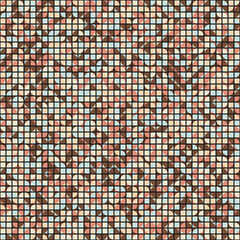 Fototapeta premium Abstract Geometric Pattern generative computational art illustration