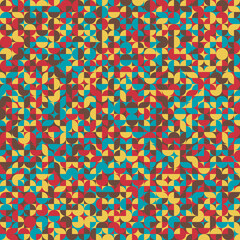 Abstract Geometric Pattern generative computational art illustration