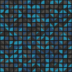 Abstract Geometric Pattern generative computational art illustration