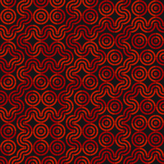 Abstract Geometric Pattern generative computational art illustration