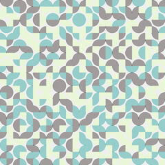 Abstract Geometric Pattern generative computational art illustration