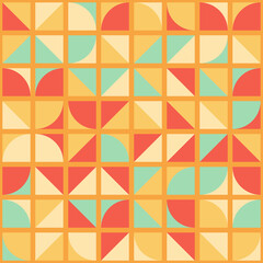 Abstract Geometric Pattern generative computational art illustration