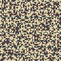 Abstract Geometric Pattern generative computational art illustration