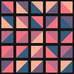 Abstract Geometric Pattern generative computational art illustration