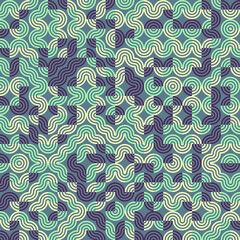 Abstract Geometric Pattern generative computational art illustration