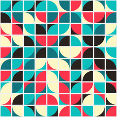 Abstract Geometric Pattern generative computational art illustration