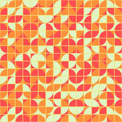 Abstract Geometric Pattern generative computational art illustration