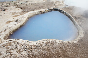 Iceland hot pool, geysir pool