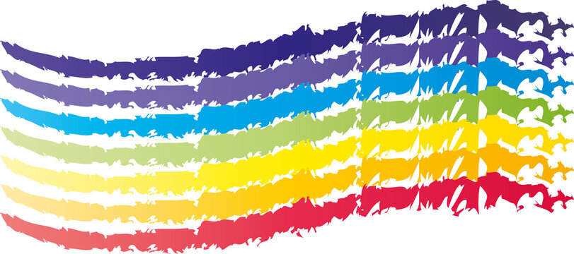 Flagge Regenbogen - Symbol f&uuml;r Vielfalt und Toleranz, lgtbq, queer