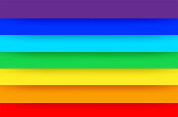 Rainbow background. Rainbow space for design. Vector