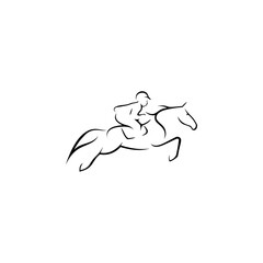 racehorse vector