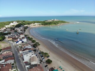 Praia de Ubu no litoral sul do Espírito Santo