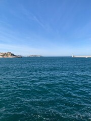 Marseille, Nice, Sea, Blue Sky, France, Europe