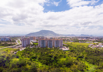 Região comercial e residencial na cidade da Serra na região metropolitana de Vitória, Espírito Santo.