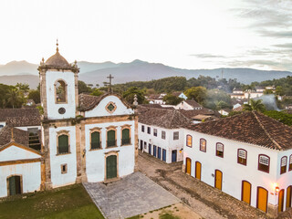 Região histórica de Paraty no sul do estado do Rio de Janeiro