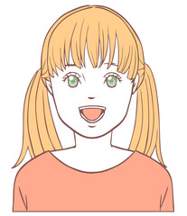 子どものあいうべ体操「あ」シンプル