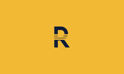 R Letter Logo template vector icon design