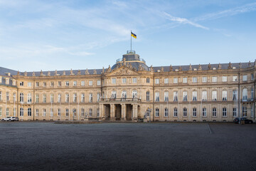 Obraz premium Stuttgart New Palace facade (Neues Schloss) - Stuttgart, Germany