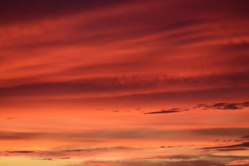 Fototapeta na wymiar Colorful dramatic sky. Nature background. Soft focus