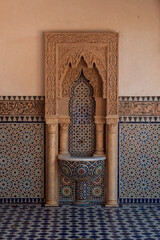 Details of a moroccan riad