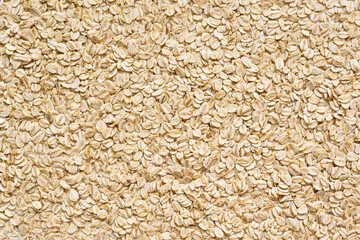 Full frame of rolled oats in extreme resolution