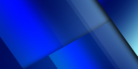 Abstract background blue lines composition created with lights and shadows. Technology or business digital template
