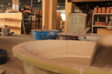 Fototapeta na wymiar fábrica de cerâmica