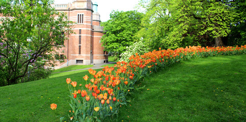 Castle in the garden