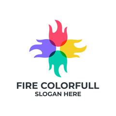 FIre Colorfull Logo