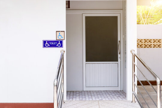 Restrooms and signs for the elderly or disabled, international standards,Universal Design