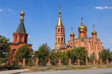 St. Nicholas Cathedral in Aktobe, Kazakhstan.