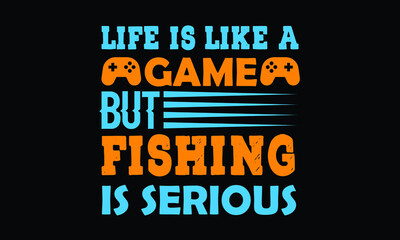 Fototapeta premium New Fishing T-shirt Design Template